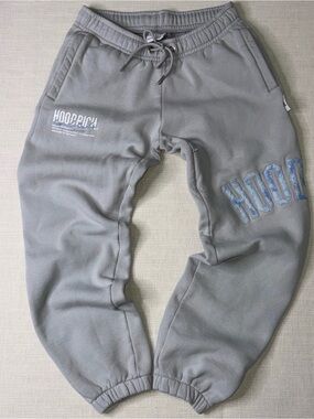 Hoodrich Grey Logo Sweatpants/Joggers